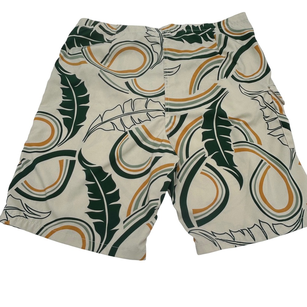 Kanvas by Katin Vintage Heritage Board Shorts Tropical Pocket Surf Swim 36 - Picture 2 of 13
